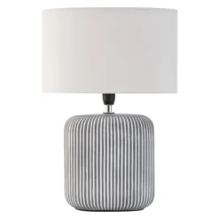 Pauleen Pure Shine Tafellamp - Grijs/Wit