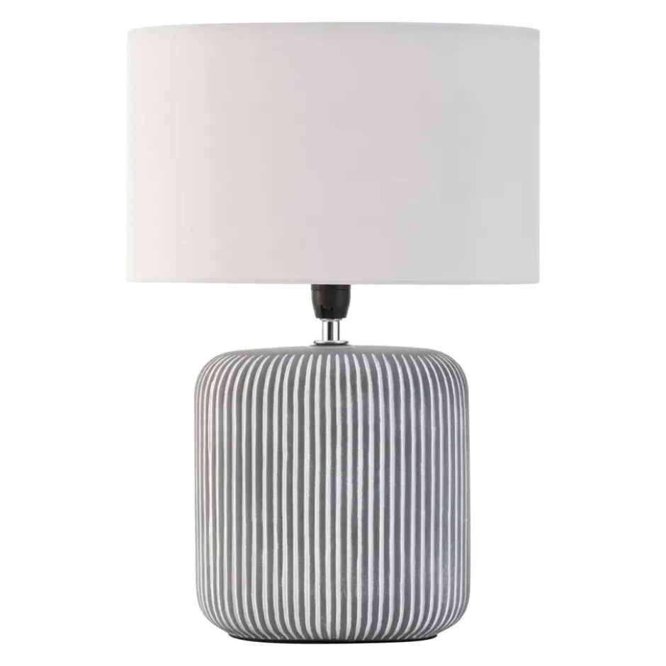 Pauleen Pure Shine Tafellamp - Grijs/Wit