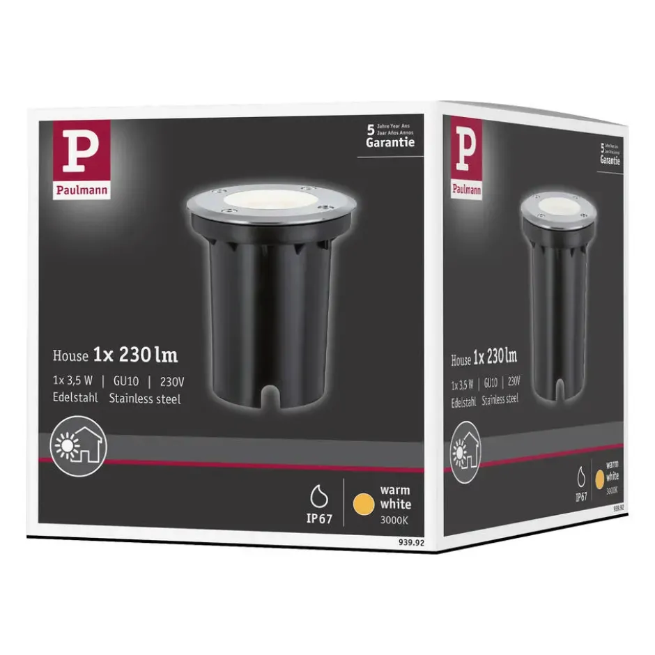 Paulmann Grondinbouwlamp - LED - O108mm - 3,5W - IP67
