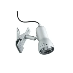 Paulmann Klemspot Gryps - 40W - E14 - Dimbaar - Geborsteld staal
