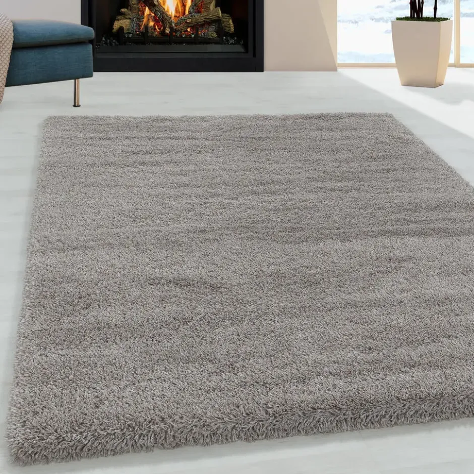Pearl Soft Hoogpolig Vloerkleed Beige - 160x230 CM