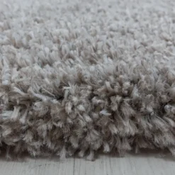 Pearl Soft Hoogpolig Vloerkleed Beige - 160x230 CM