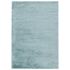 Pearl Soft Hoogpolig Vloerkleed Blauw - 200x290 CM