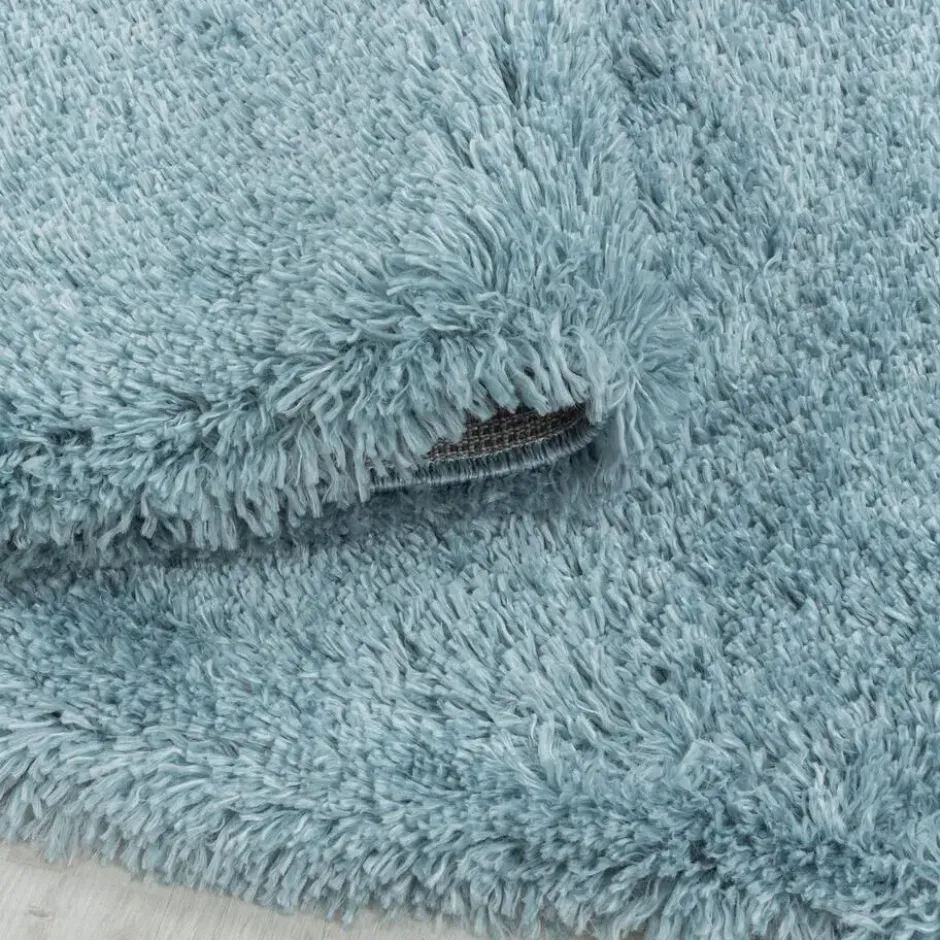 Pearl Soft Hoogpolig Vloerkleed Blauw - 200x290 CM
