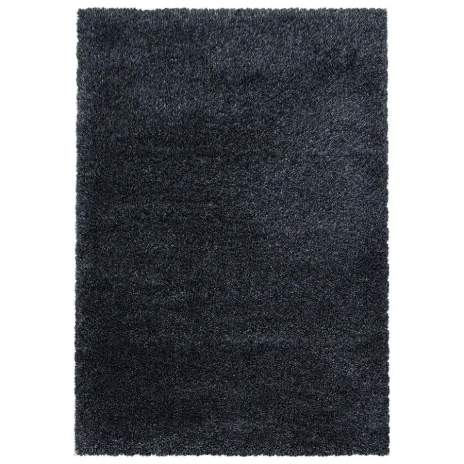 Pearl Soft Hoogpolig Vloerkleed Antraciet - 160x230 CM