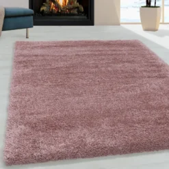 Pearl Soft Hoogpolig Vloerkleed Roze - 160x230 CM