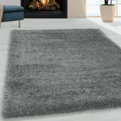 Pearl Soft Hoogpolig Vloerkleed Lichtgrijs - 120x170 CM