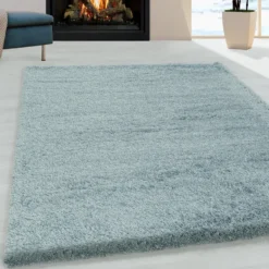 Pearl Soft Hoogpolig Vloerkleed Blauw - 160x230 CM
