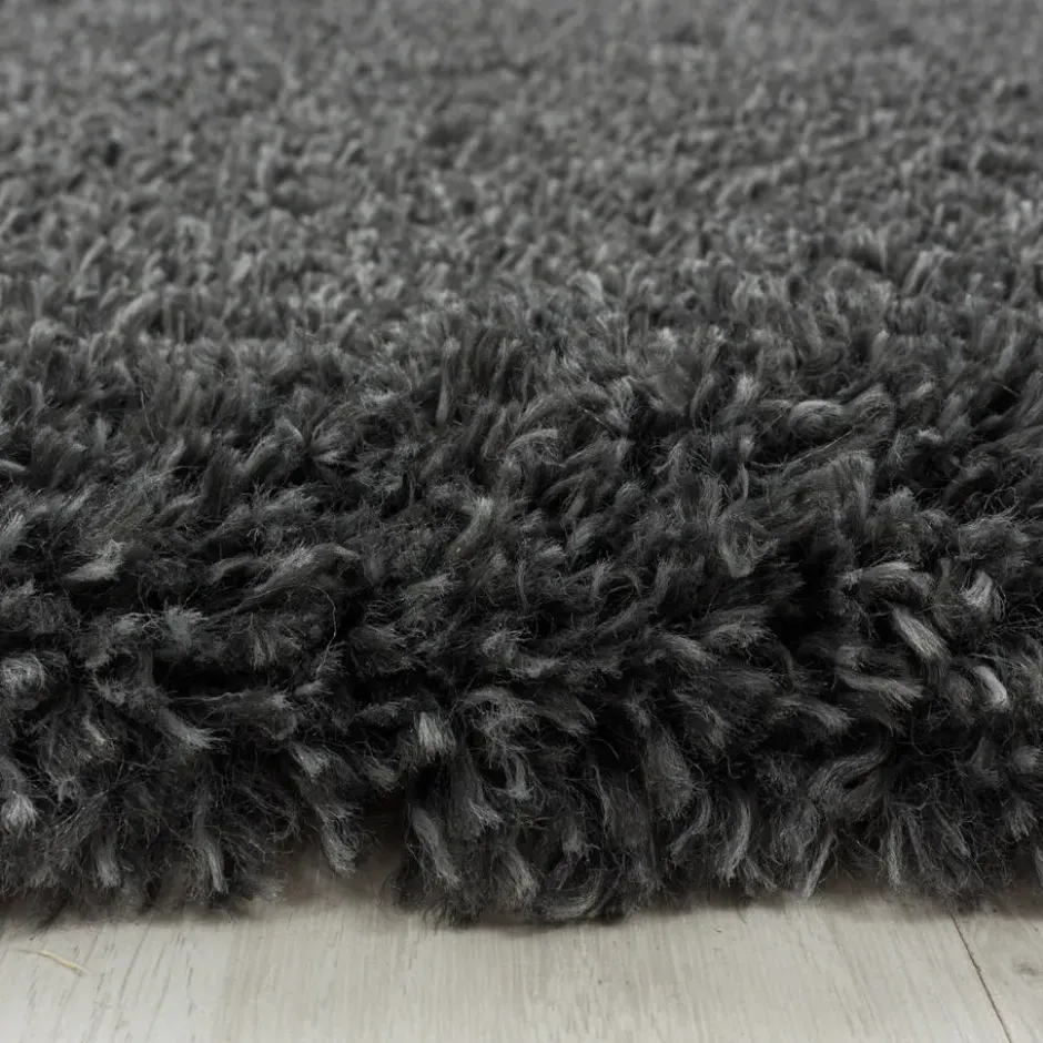 Pearl Soft Hoogpolig Vloerkleed Grijs - 160x230 CM