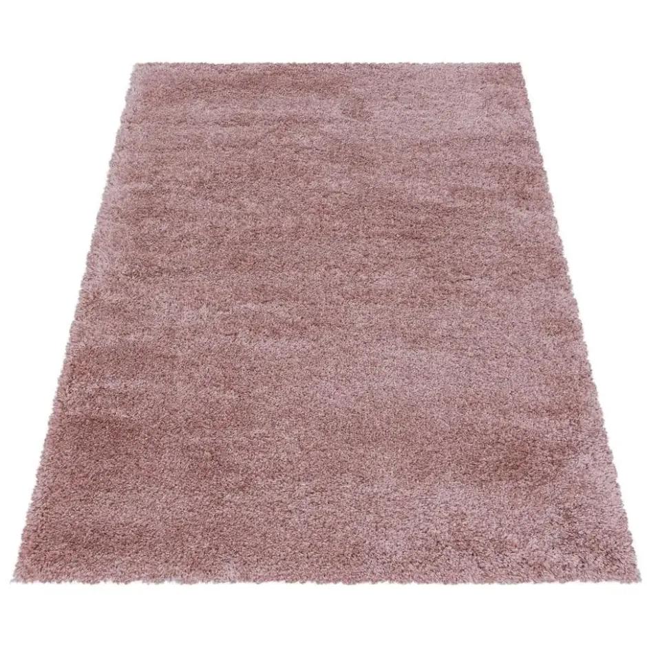 Pearl Soft Hoogpolig Vloerkleed Roze - 200x290 CM