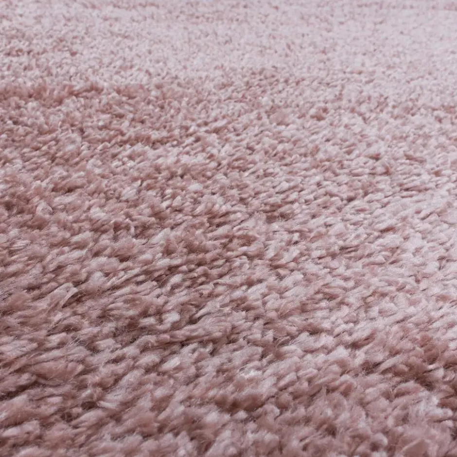 Pearl Soft Hoogpolig Vloerkleed Roze - 200x290 CM
