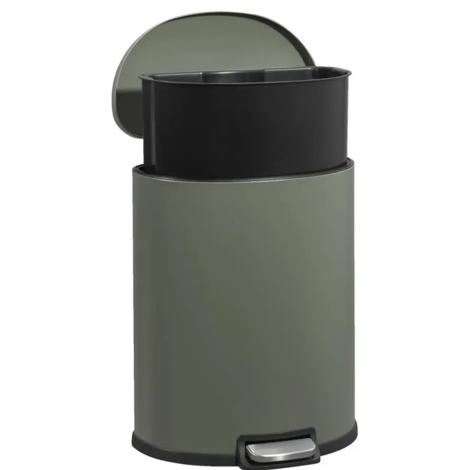 Pedaalemmer Flatback - 50 liter - groen - 64x48,5x36,8 cm