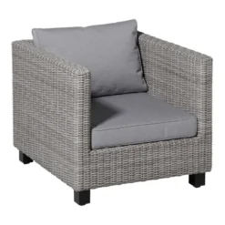 Perel Lounge profi-line outdoor Manchester light grey