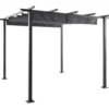 Pergola Marseille - antraciet - 300x300 cm