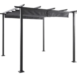 Pergola Marseille - antraciet - 300x300 cm