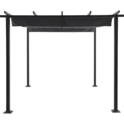 Pergola Marseille - antraciet - 300x300 cm