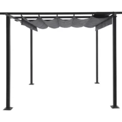Pergola Marseille - antraciet - 300x300 cm