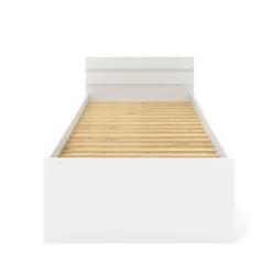 1-persoons bed Maja 90x200 cm - Wit mat