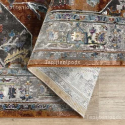 Picasso Castana Vintage Rond Vloerkleed Terra / Multi - 200 CM Ø
