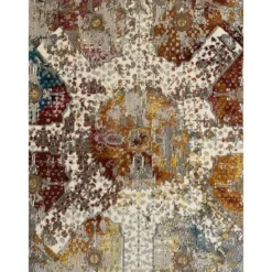Picasso Feraghan Vintage Rond Vloerkleed Multi / Beige - 200 CM Ø