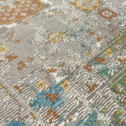 Picasso Feraghan Vintage Rond Vloerkleed Multi / Beige - 240 CM Ø
