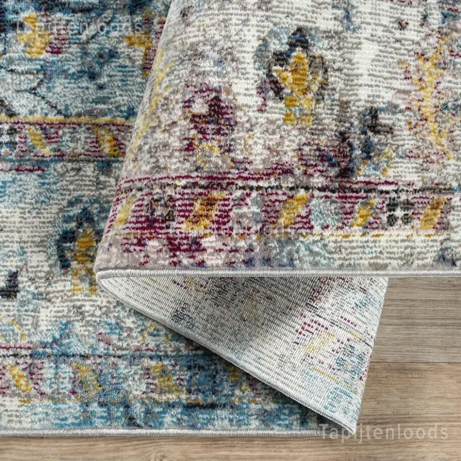 Picasso Heriz Vintage Vloerkleed Multi / Blauw - 160x230 CM