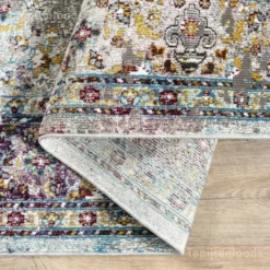 Picasso Keshan Vintage Rond Vloerkleed Multi / Beige - 160 CM Ø