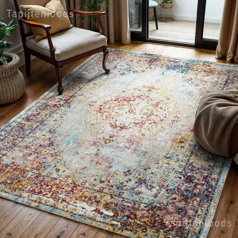 Picasso Keshan Vintage Vloerkleed Multi / Beige - 140x200 CM