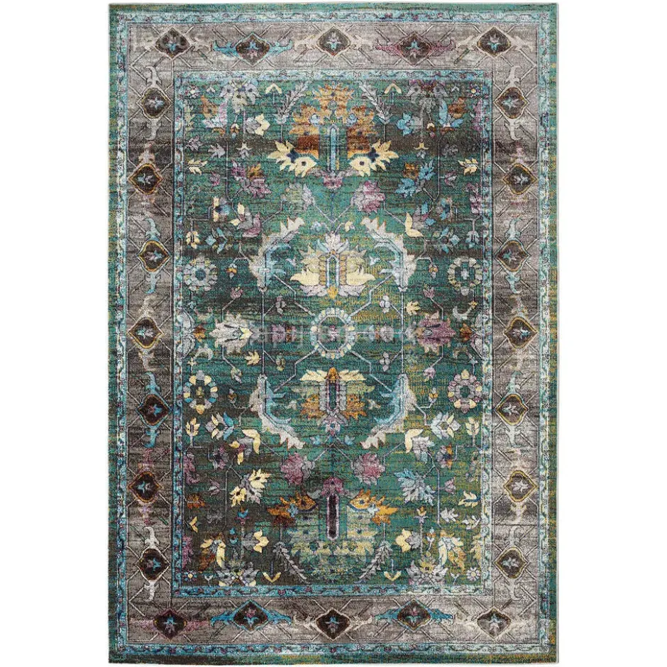 Picasso Pablo Vintage Vloerkleed Groen / Multi - 200x290 CM