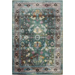 Picasso Pablo Vintage Vloerkleed Groen / Multi - 200x290 CM
