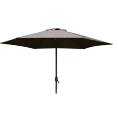 PimXL Luxe 6-ribs Parasol - Ø300cm - Taupe