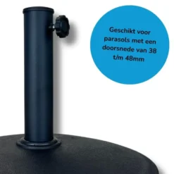 PimXL Parasolvoet rond - Ø 44,5 cm - 12kg