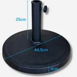 PimXL Parasolvoet rond - Ø 44,5 cm - 12kg