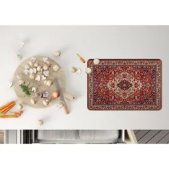Placemat 6 stuks 45x30 cm Perzisch Tapijt - Vloerkleed - Patronen - Rood