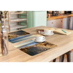 Placemat 6 stuks 45x30 cm Strand - Zee - Nederland - Duinen - Zon