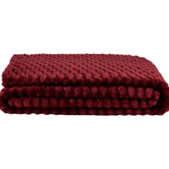 Plaid Cynthia - bordeaux - 150x200 cm
