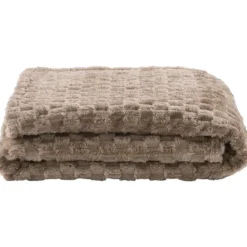 Plaid Cynthia - taupe - 130x170 cm