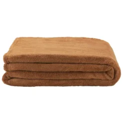 Plaid Duuk - caramel - 130x160 cm