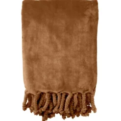 Plaid Florijn - Tobacco Brown - 150x200 cm