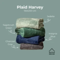 Plaid Harvey - Sagebrush Green - 150x200 cm