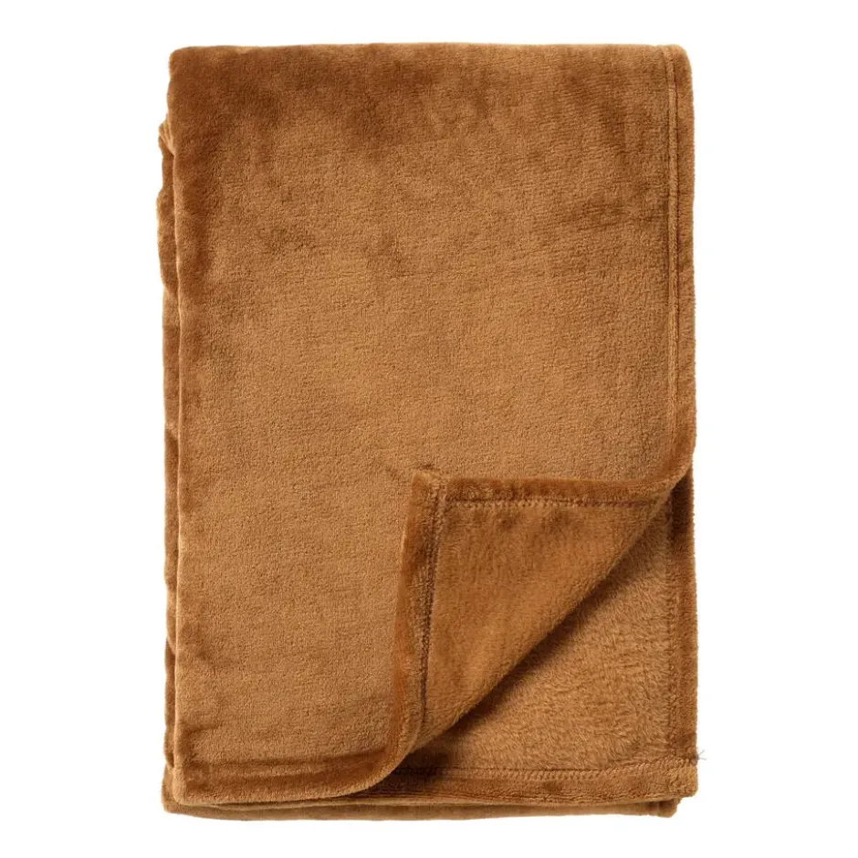 Plaid Harvey - Tobacco Brown - 150x200 cm