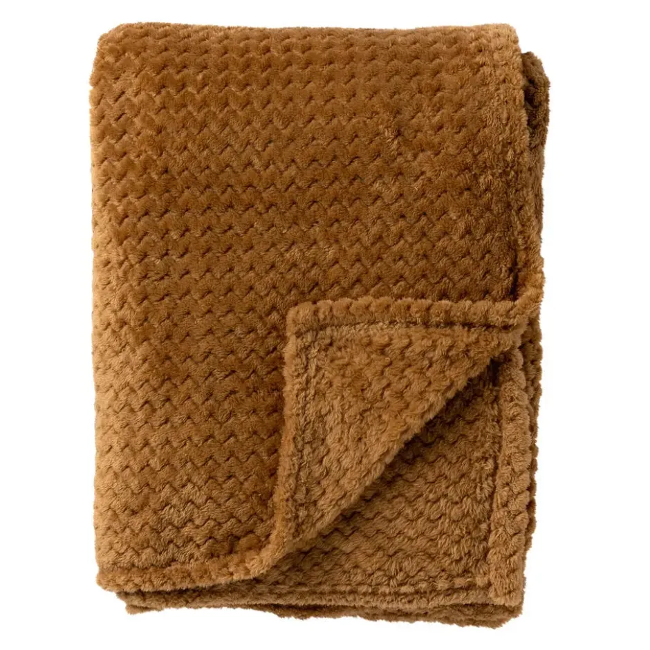 Plaid Mara - Tobacco Brown - 150x200 cm