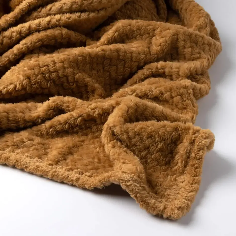 Plaid Mara - Tobacco Brown - 150x200 cm