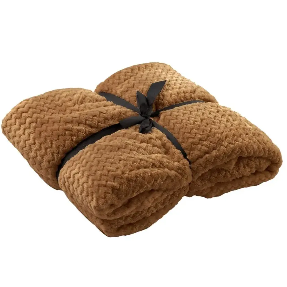 Plaid Mara - Tobacco Brown - 150x200 cm