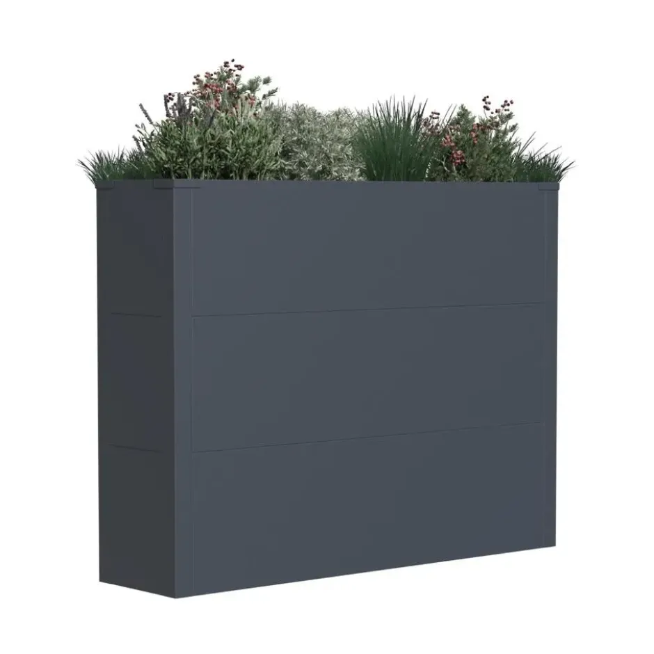Plantenbak horeca - 100 x 25 x 77 cm - Antraciet