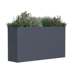Plantenbak - 100 x 25 x 52 cm - Antraciet