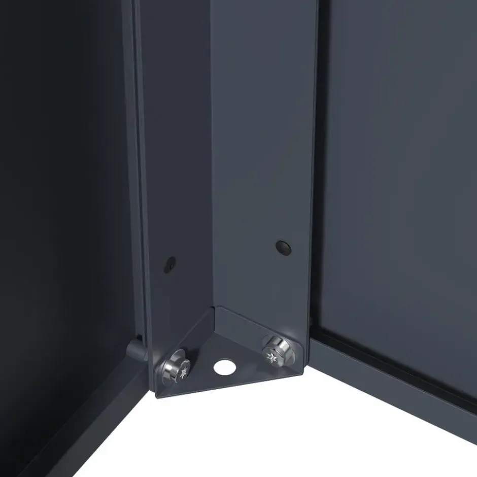 Plantenbak - 100 x 25 x 77 cm - Antraciet