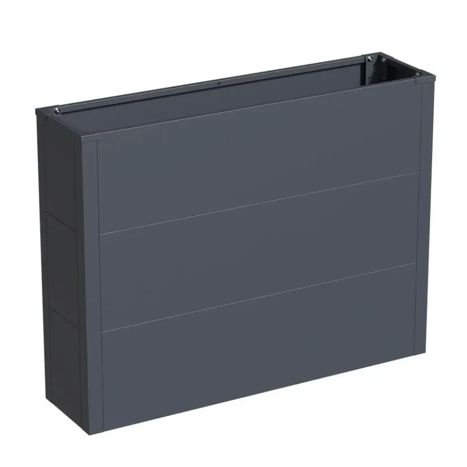 Plantenbak - 100 x 25 x 77 cm - Antraciet