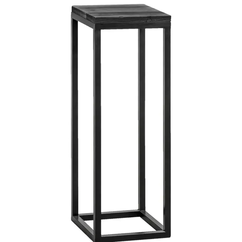 Plantentafel Gijs - zwart - 70x25x25 cm
