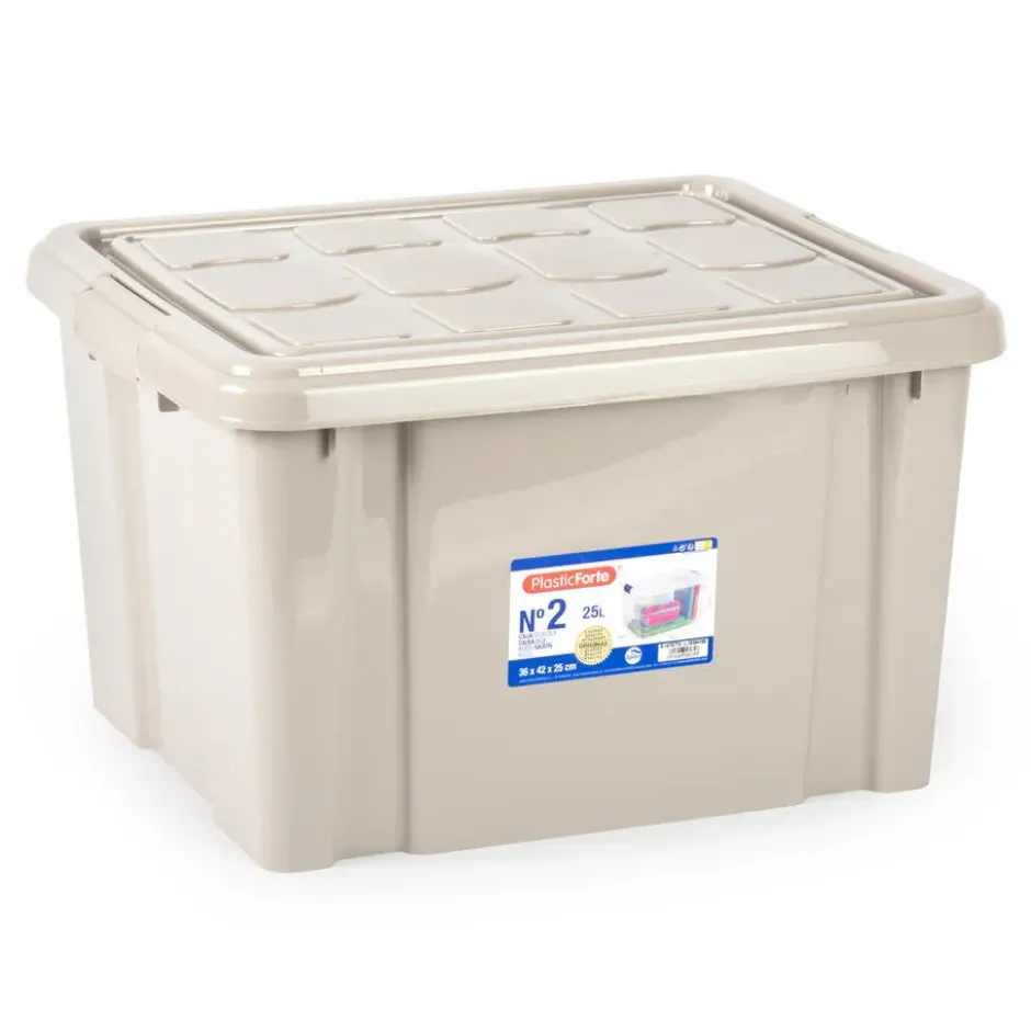 Plasticforte Multi Storage Opslagbox - beige - 25L